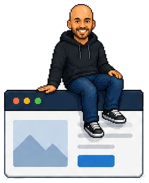 Pixel mini Michael representing AI Agent Workflows