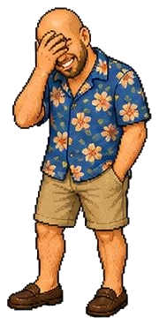 Pixel mini Michael representing 2. Model login