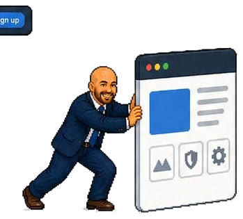 Pixel mini Michael representing Data Visibility and Exception Radar