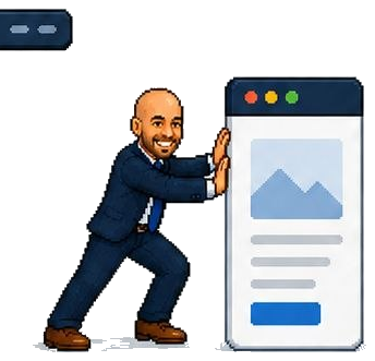 Pixel mini Michael representing vertical full-stack application delivery