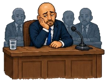 Pixel mini Michael representing governance and visibility