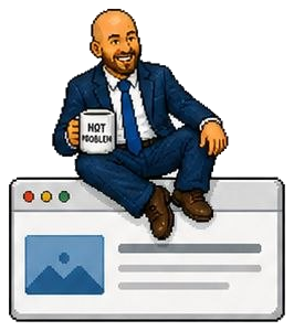Pixel mini Michael representing Customer journey coordinator